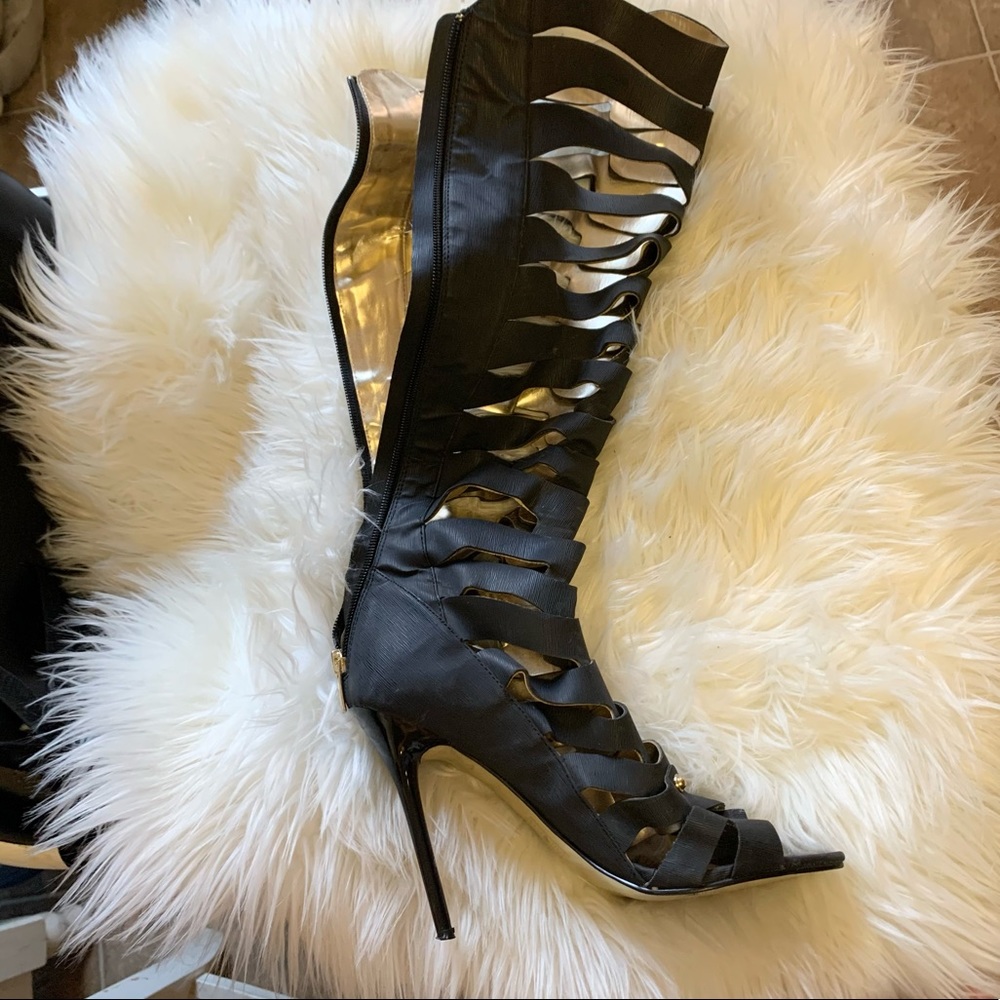 Bebe gladiator boots